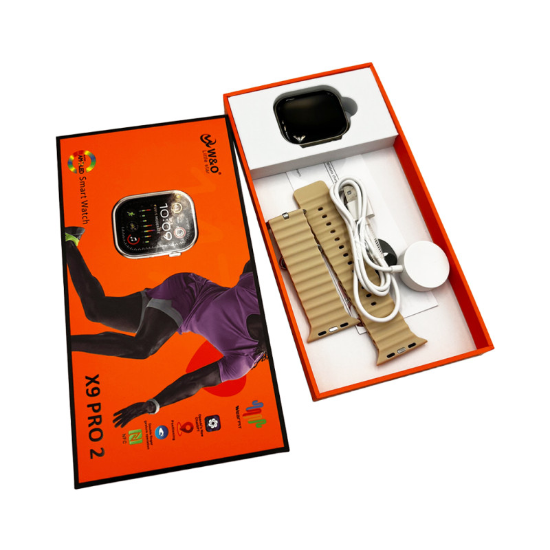 Смарт-годинник W&O X9 Pro2 44mm. 215 mAh. Amoled+IP67 Gold (WOX9P2Gold)