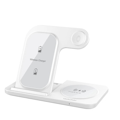 Бездротовий зарядний пристрій WUW-C250 3 in 1 desktop foldable wireless charger (WUW--C250)