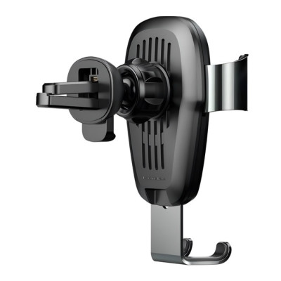 Автотримач для телефона з БЗП Baseus Metal Holder Air Outlet Tarnish (WXYL-B0A)