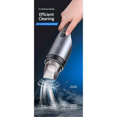 Автомобільний пилосос Usams US-ZB108-1 Mini Handheld Vacuum Cleaner Black (XCQZB10801) Автомобільний пилосос Usams US-ZB108-1 Mini Handheld Vacuum Cleaner Black (XCQZB10801)