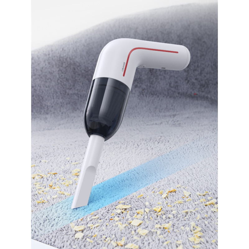 Автомобільний пилосос Usams US-ZB253 Mini Handheld Vacuum Cleaner LEJ Series White (XCQZB25301)
