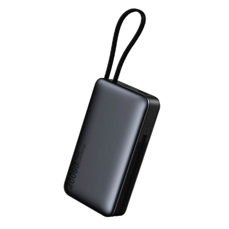 Зовнішній акумулятор WUW TUGII-Y45 （PD22.5W quick charge) 20000mAh Black (Y45)