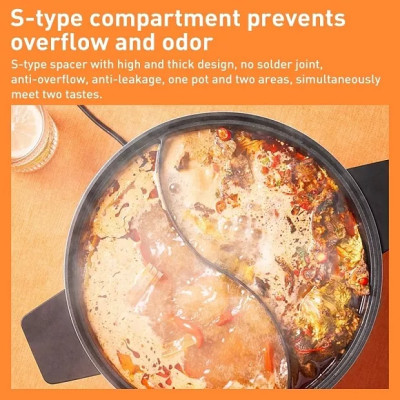 Двосекційна каструля Xiaomi ZHIWUZHU Mandarin duck pot (Mijia induction cooker special) (ZGYY001ACM) Двосекційна каструля Xiaomi ZHIWUZHU Mandarin duck pot (Mijia induction cooker special) (ZGYY001ACM)