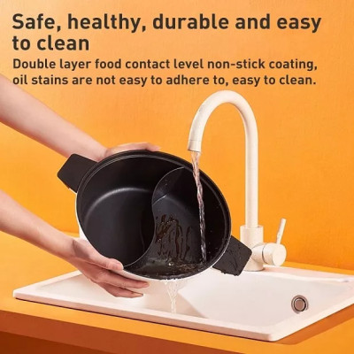 Двосекційна каструля Xiaomi ZHIWUZHU Mandarin duck pot (Mijia induction cooker special) (ZGYY001ACM) Двосекційна каструля Xiaomi ZHIWUZHU Mandarin duck pot (Mijia induction cooker special) (ZGYY001ACM)