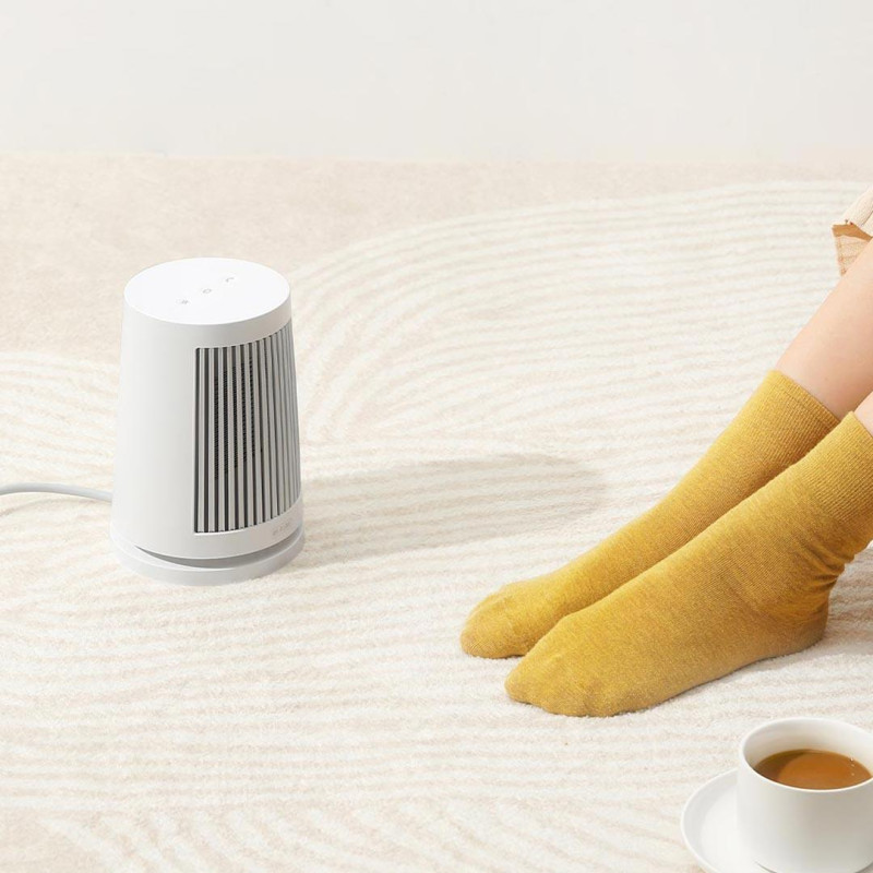 Тепловентилятор Xiaomi Mi Home Desktop Heater + (перехідник на EU розетку) (ZMNFJ01YM)