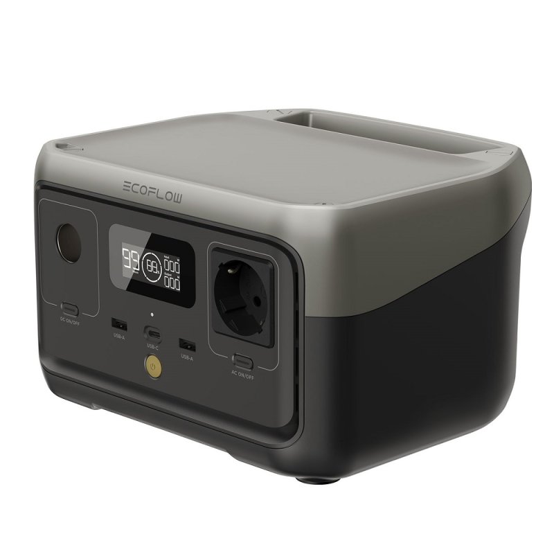 Портативна зарядна станція EcoFlow RIVER 2 (ZMR600-B-EU)