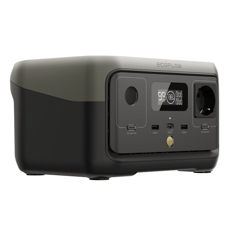 Портативна зарядна станція EcoFlow RIVER 2 (ZMR600-B-EU)