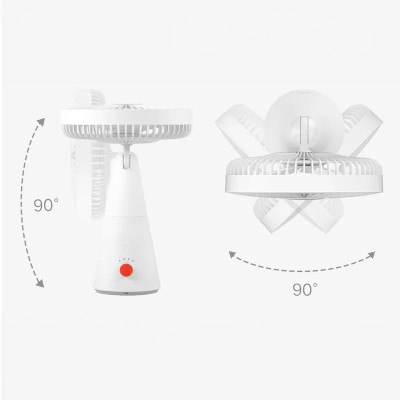 Вентилятор портативний Xiaomi MiJia 4000 mAh Desktop Mobile Fan (ZMYDFS01DM)