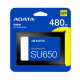 SSD ADATA Ultimate SU650 480GB 2.5" SATA III 3D NAND TLC