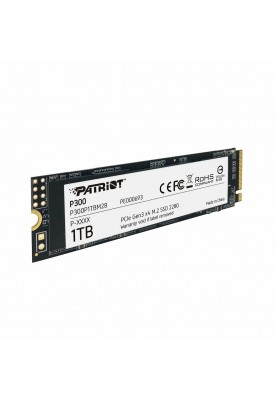 SSD M.2 Patriot P300 1TB NVMe 2280 PCIe 3.0x4 3D NAND TLC