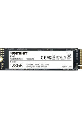 SSD M.2 Patriot P300 128GB NVMe 2280 PCIe 3.0 3D TLC