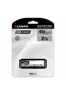SSD M.2 Kingston KC2500 2000GB NVMe 2280 PCIe 3.0 x4 3D NAND TLC
