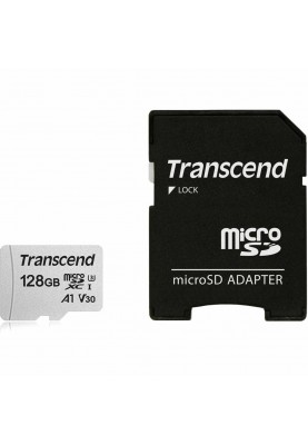 microSDXC (UHS-1) Transcend 300S 128Gb class 10 (adapter SD)