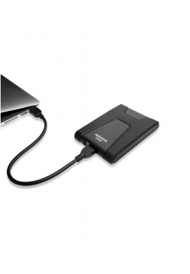 PHD External 2.5'' ADATA USB 3.1 DashDrive Durable HD650 1TB Black