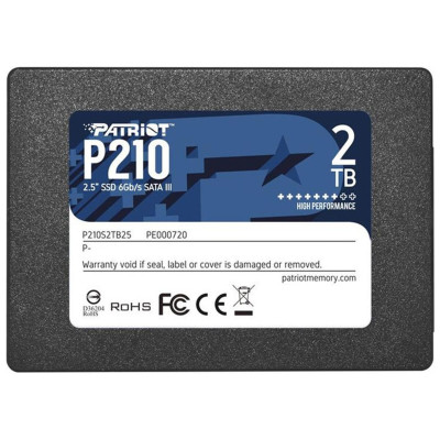 SSD Patriot P210 2TB 2.5" 7mm SATAIII 3D QLC
