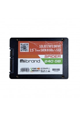 SSD Mibrand Spider 240GB 2.5" 7mm SATAIII Bulk