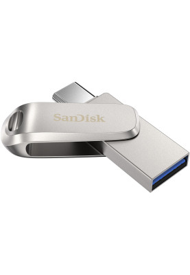 Flash SanDisk USB 3.1 Ultra Dual Luxe Type-C 128Gb (150 Mb/s)