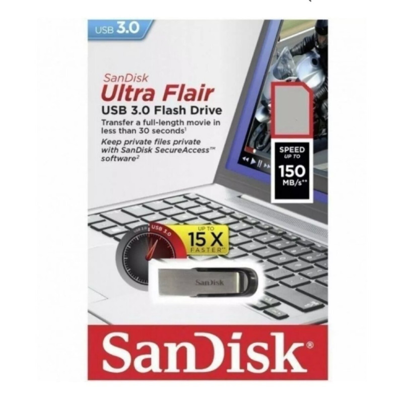 Флеш-накопичувач SanDisk USB 3.0 Ultra Flair 256Gb