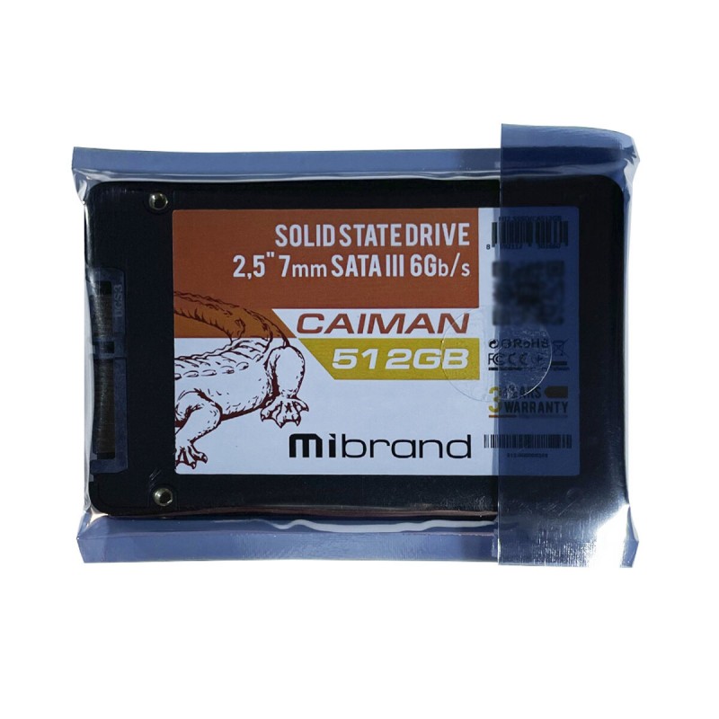 SSD Mibrand Caiman 512GB 2.5" 7mm SATAIII Bulk