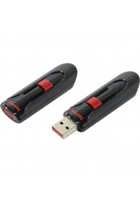 Flash SanDisk USB 2.0 Cruzer Glide 256Gb Black/Red