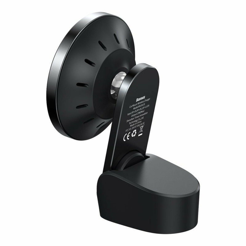 Автотримач для телефона з БЗП Baseus Big Energy Car Mount Wireless Charger Black