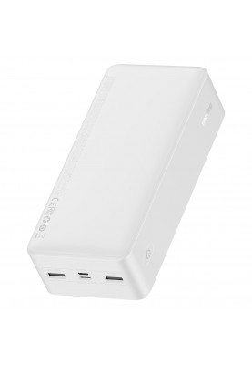 Зовнішній акумулятор Baseus Bipow Digital Display Power bank 30000mAh 15W White