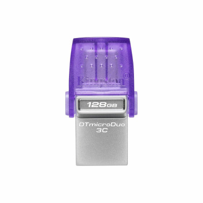 Флеш-накопичувач Kingston USB 3.2 DT microDuo 3C 128GB (Type-A/Type-C) (200Mb/s)