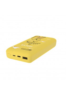 Зовнішній акумулятор Mibrand Mriya 20000mAh 20W Yellow