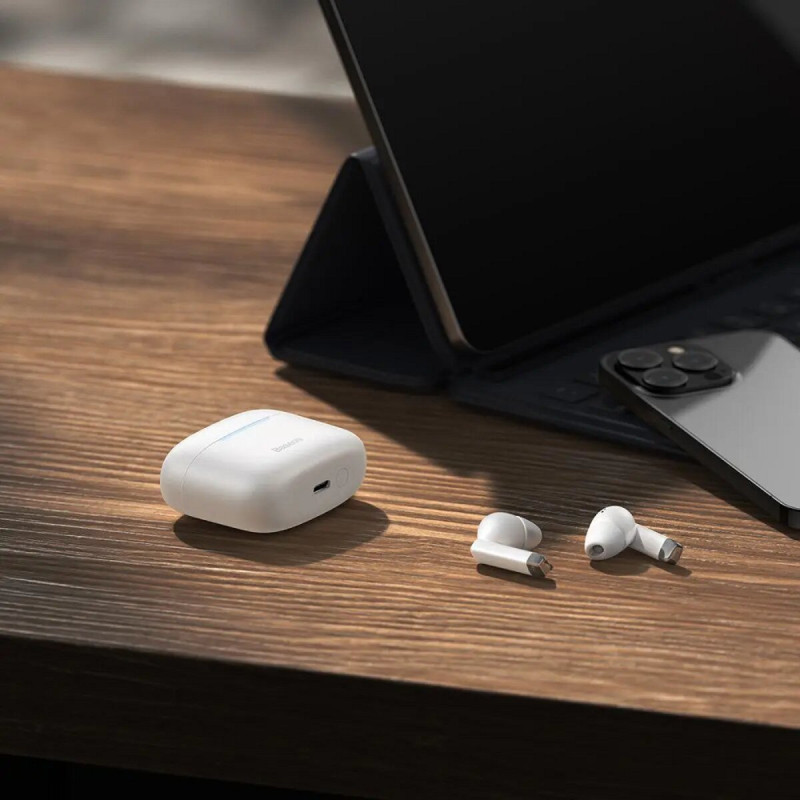 Навушники Baseus True Wireless Earphones Bowie E9 White
