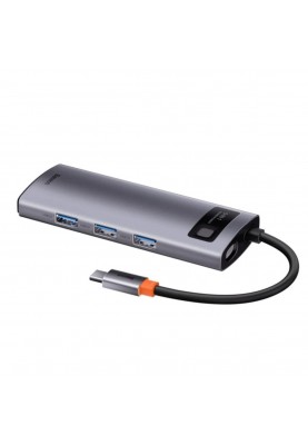 USB-Hub Baseus Metal Gleam Series 5-in-1 Multifunctional （Type-C to HDMI*1+USB3.0*3+PD*1)
