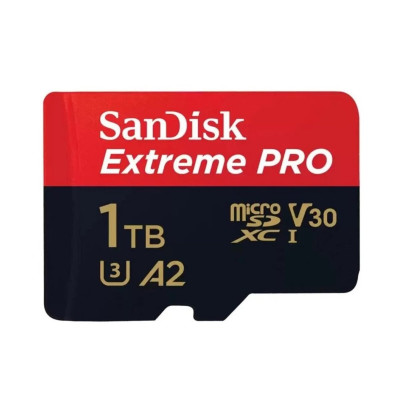 microSDXC (UHS-1 U3) SanDisk Extreme Pro A2 1TB class 10 V30 (R200MB/s,W140MB/s) (adapter)