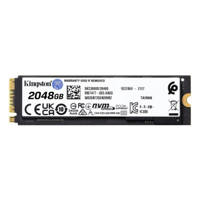 SSD M.2 Kingston KC3000 2048GB NVMe 2280 PCIe 4.0 x4 3D NAND TLC