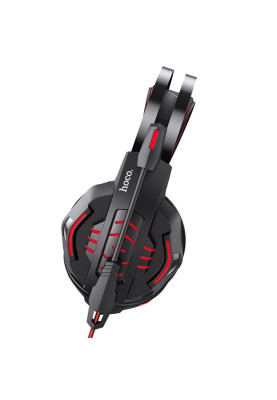 Навушники HOCO W102 Cool tour gaming headphones Red