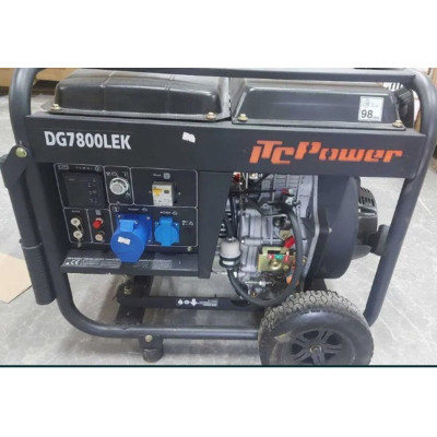 Генератор дизельний Б/в ITC Power DG7800LE(K) 6,0кВт 14л