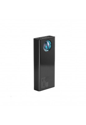 Зовнішній акумулятор Baseus Amblight Digital Display Fast Charge Power Bank 30000mAh 65W Black