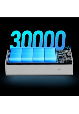Зовнішній акумулятор REMAX Chinen Series 20W+22.5W Fast Charging Power Bank with LED Light   30000mAh RPP-320 White