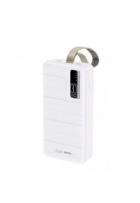 Зовнішній акумулятор REMAX Noah Series 20W+22.5W PD+QC Fast Charging Power Bank 30000mAh  RPP-506 White