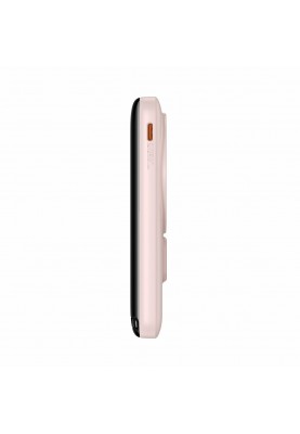 Зовнішній акумулятор Baseus Magnetic Bracket Wireless Fast Charge Power Bank 10000mAh 20W Pink