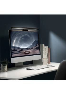 Лампа для монітора Baseus i-wok Series USB Asymmetric Light Source Screen Hanging Light (fighting) Pro Black