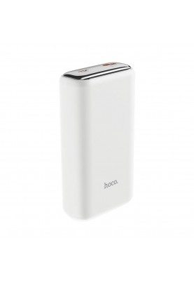 Зовнішній акумулятор HOCO Q1A Kraft fully compatible power bank(20000mAh) White