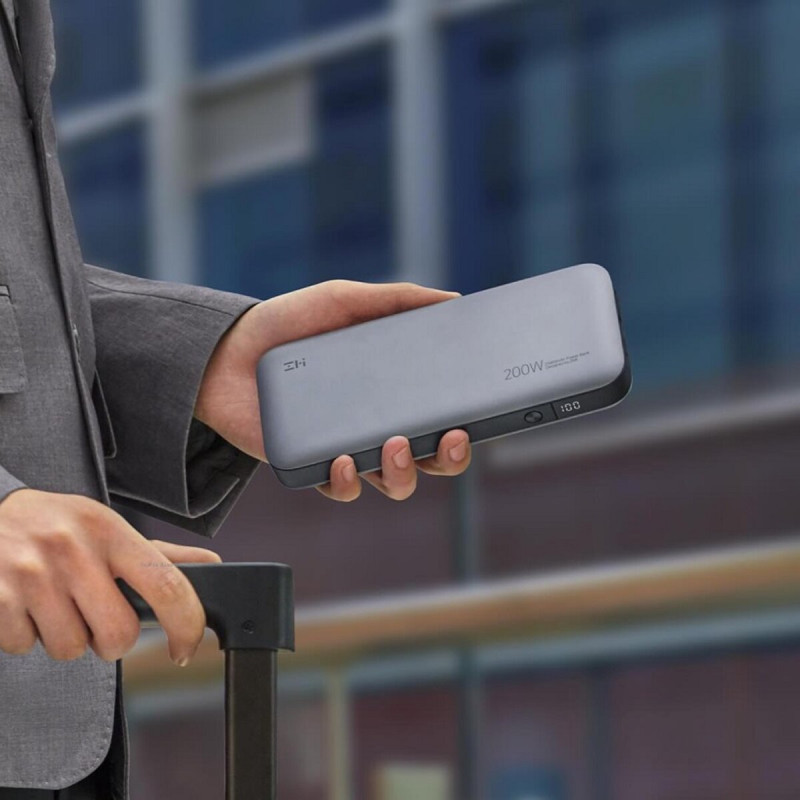 Зовнішній акумулятор ZMI No20 200W 25000 mAh Silver