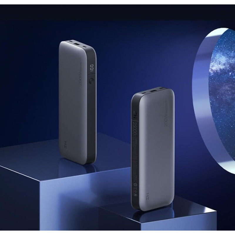 Зовнішній акумулятор ZMI No20 200W 25000 mAh Silver