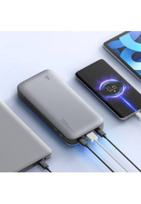 Зовнішній акумулятор ZMI No20 200W 25000 mAh Silver