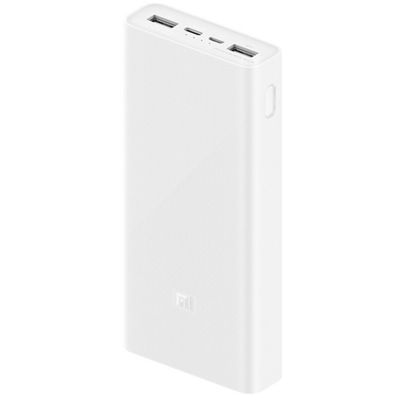 Зовнішній акумулятор Xiaomi Mi Power Bank 3 20000mAh 18W Fast Charge (PLM18ZM) White