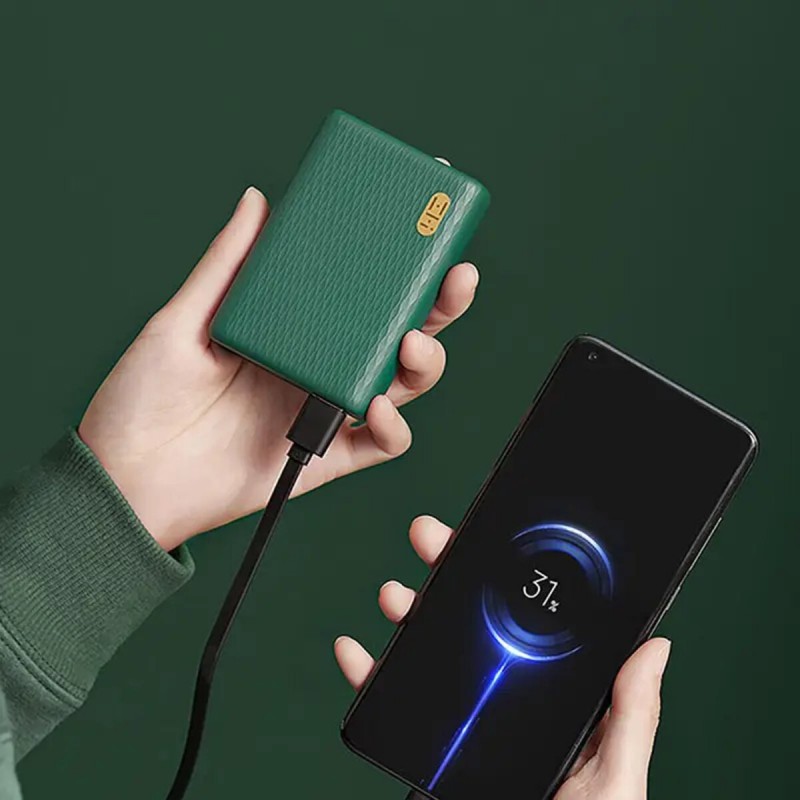 Зовнішній акумулятор ZMi Mini Powerbank 10000mAh 22.5W QB817 Green