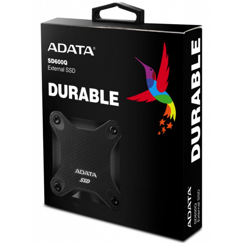 SSD ADATA SD600Q 960GB USB 3.2  440/430Mb/s Black