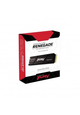 SSD M.2 Kingston FURY Renegade with Heatsink 500GB 2280 NVMe PCIe Gen 4.0 x4 3D TLC NAND