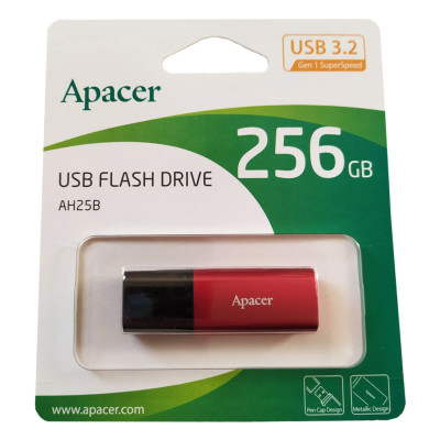 Flash Apacer USB 3.1 AH25B 256Gb Red