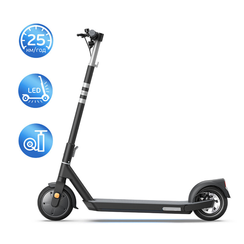 Електросамокат OKAI ES20-NEON Black 9", 300(600)W, 9.8Ah, 40km, 25km\h, 20%, NFC, App, 16kg