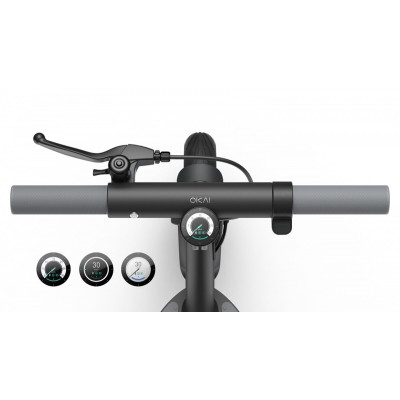 Електросамокат OKAI ES10-NEON Lite 9", 300(600)W, 7.8Ah, 30km, 25km\h, 20%, NFC, App, Black